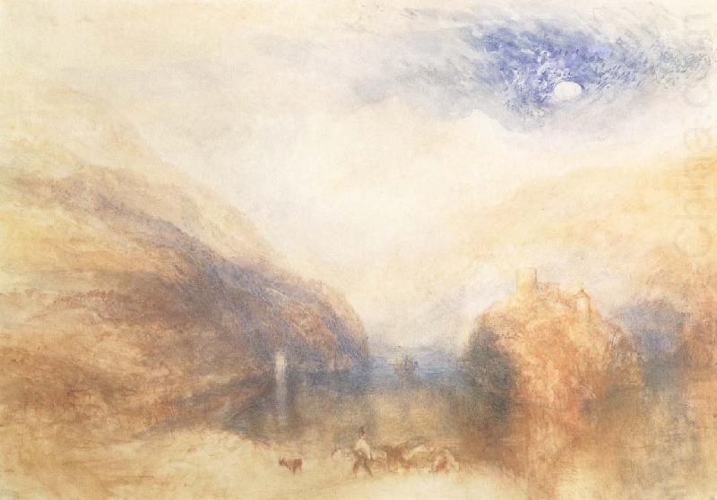 J.M.W. Turner The Lauerzersee with on Mythens china oil painting image